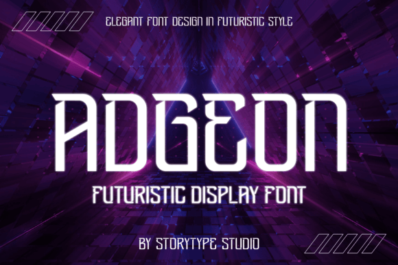 Adgeon: A Display Font That Breathes Quiet Confidence