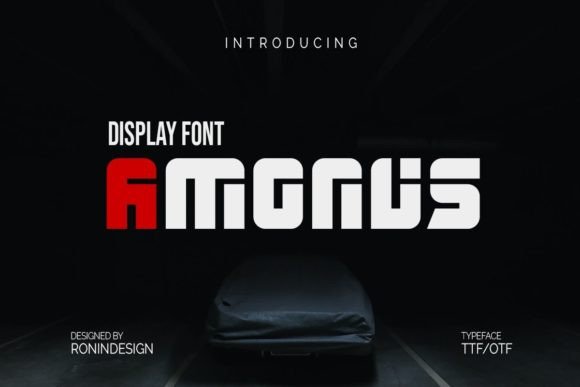 Amonus: A Modern Display Font for Scroll-Stopping Marketing