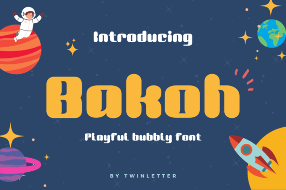 Bakoh: A Bubbly Display Font That Brings Warmth to Digital Branding