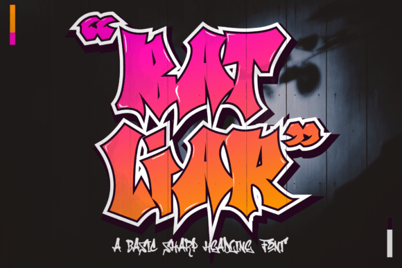 Bat Liar: A Bold Display Font That Anchors Urban Brand Identity