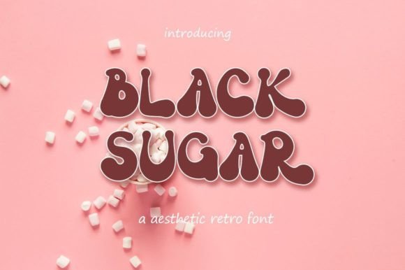 Black Sugar Font: A Playful Display Typeface for Handmade Brands
