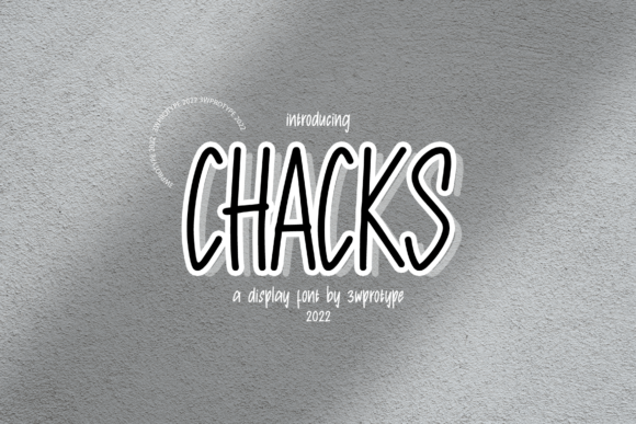 Chacks: A Relaxed Handwritten Typeface for Editorial Warmth