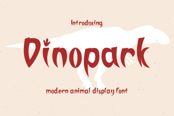 Dinopark: A Display Font for Spooky Editorial Impact