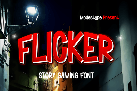 Flicker Font: A Display Typeface That Adds Mystery & Memorability to Your Brand
