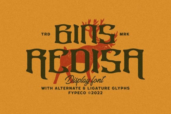 Gins Redisa: A Vintage Display Font for Editorial Impact