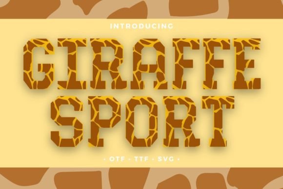 Giraffe Sport: A Display Font That Stands Out in Fast-Scrolling Feeds