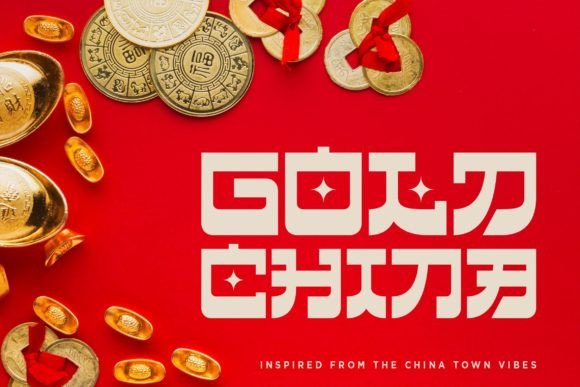 Gold China: A Bold Display Font for Impactful Branding