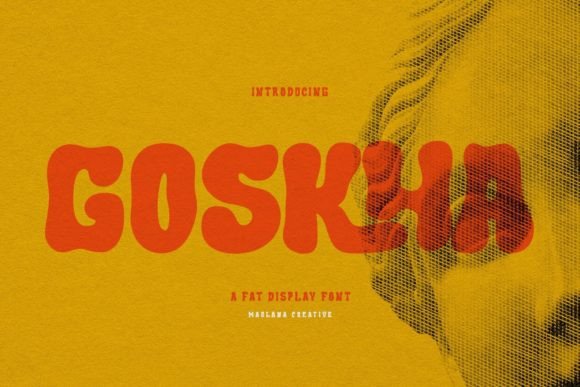 Goskha: A Bold Display Font for Distinctive Web Identity