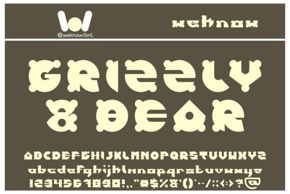 Grizzly and Bear: A Playful Display Font That Lifts Your Web Layout