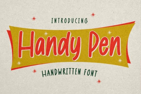 Handy Pen: A Display Font That Makes Your Headlines Move