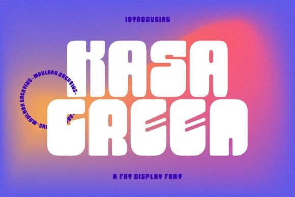Kasa Green: A Display Font That Makes Your Headlines Pop