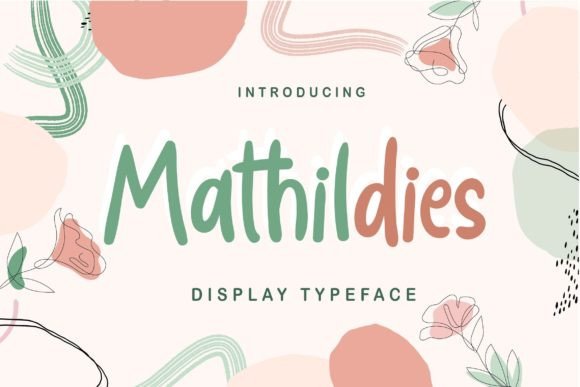 Mathildies: A Joyful Display Font for Thoughtful Editorial Design