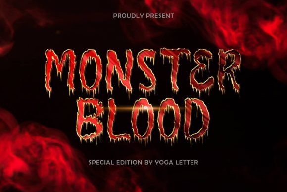 Monster Blood: A Display Font That Adds Instant Horror Flair