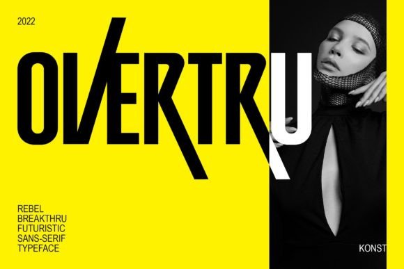 Overtru: A Bold Display Font That Gives Your Brand Instant Personality