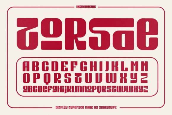Torsae: A Modern Serif Display Font for Digital Elegance