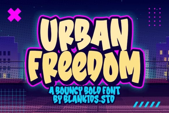 Urban Freedom: A Bold, Unapologetic Display Font