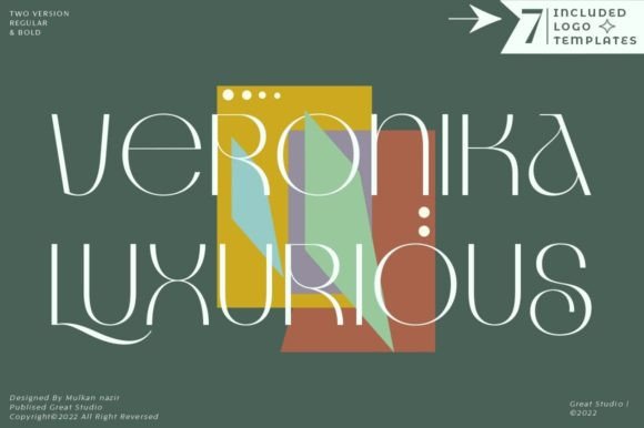 Veronika Luxurious: A Display Font That Makes Your Headlines Unmissable