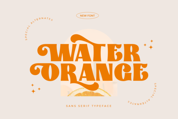 Water Orange: A Vintage Serif Display Font That Elevates Real Branding Work
